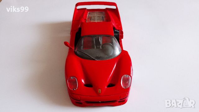 Метална количка Ferrari F50 Maisto - 1:24, снимка 8 - Колекции - 45778564