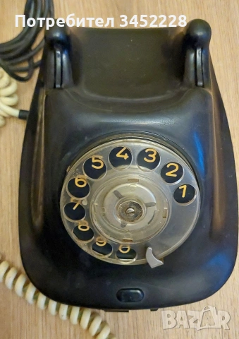 Телефон ретро бакелит за колекционери , снимка 5 - Антикварни и старинни предмети - 54138981