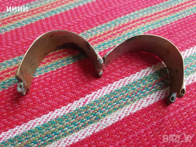 Сребърна гривна 19 век, снимка 3 - Антикварни и старинни предмети - 52649123