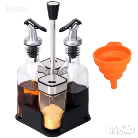 Комплект за подправки ЛУКС, оливерник 5 части!, снимка 7 - Други - 52903112