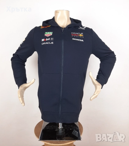 Red Bull Racing Team Full Zip Hoodie - Оригинално мъжко горнище, снимка 9 - Спортни дрехи, екипи - 52566778