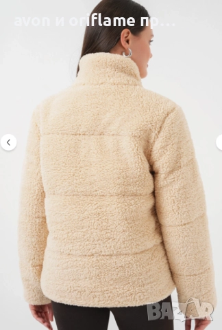 Дамско меко и топло яке, размер Л, снимка 6 - Якета - 52586341