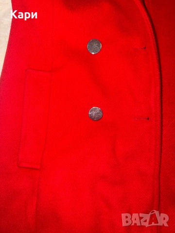 Liu Jo палто в класическо червено, снимка 4 - Палта, манта - 52391265