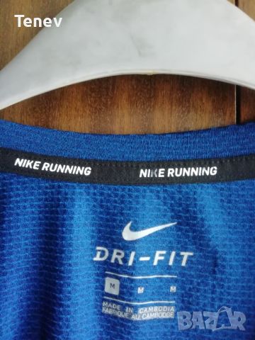 Nike Running мъжка спортна тениска фланелка размер М, снимка 4 - Тениски - 45829813