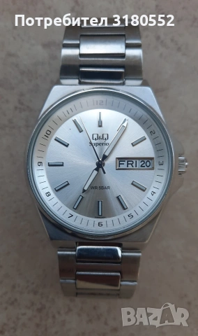 Q&Q-water resistant-мъжки часовник 