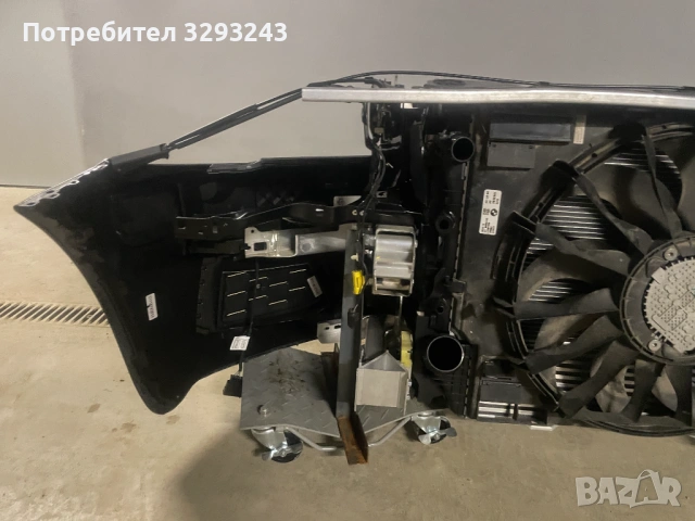 Напълно окомплектована предна броня и преден панел за BMW 5 G30 LCI M SPORT, снимка 3 - Части - 53801972