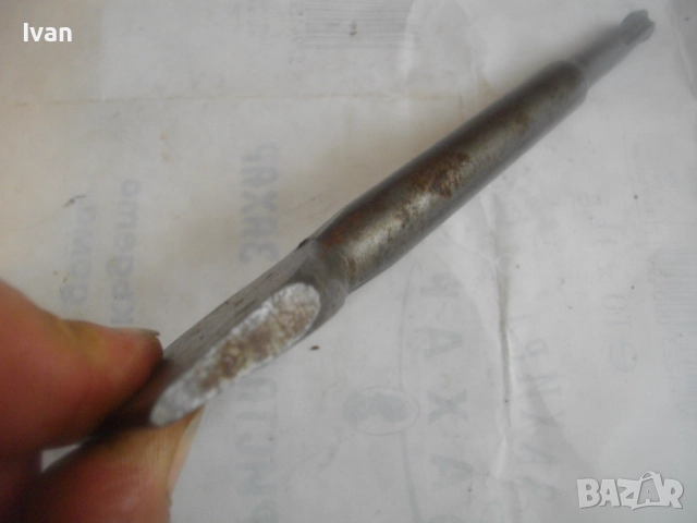 Старо качество масивно немско длето шпакла 137мм за стъргане стържене дърво/бетон за машина скрепер, снимка 17 - Други инструменти - 51555160