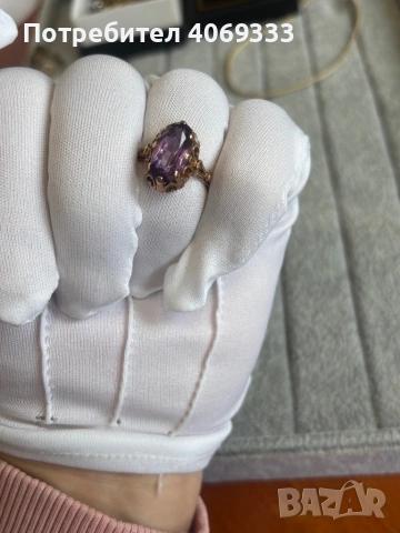 5.6 гр Истинско бижу Руска класика 14к, снимка 3 - Пръстени - 54175556