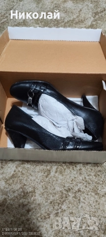 Дамски кожени обувки N34, снимка 4 - Дамски ежедневни обувки - 52344180