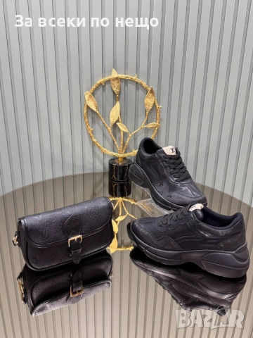 Louis Vuitton Комплект Дамски Маратонки и Дамска Чанта - Налични Различни Цветове И Модели Код SK407, снимка 8 - Маратонки - 52870907