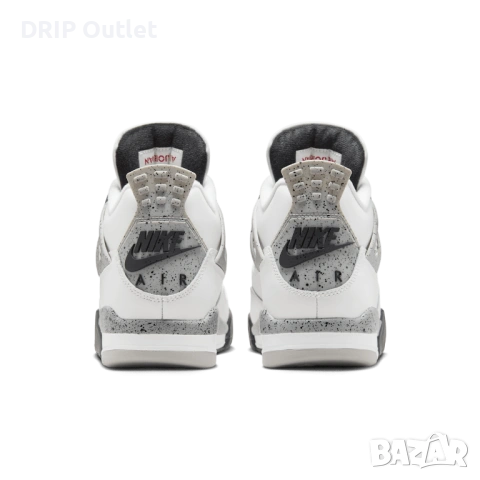 !НОВИ! Jordan 4 Retro | White Cement | + КУТИЯ, снимка 6 - Маратонки - 54168180