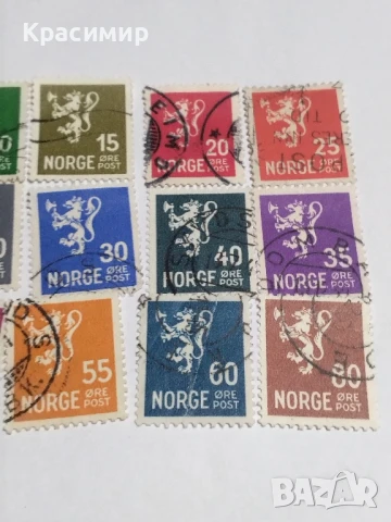 Пощенски марки Норвегия., снимка 11 - Филателия - 51311955