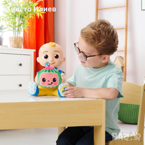 COCOMELON Музикална кукла Peek a Boo JJ Интерактивна Кукла Бебе Кокомелон, снимка 3 - Кукли - 53897657