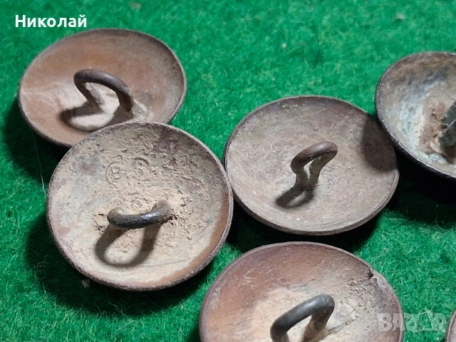 Стари Военни Бронзови Копчета Царство България ПСВ, снимка 13 - Антикварни и старинни предмети - 53946369