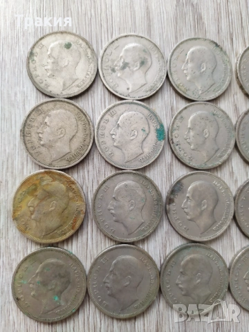 20 царски монети 1940-1943 г., снимка 5 - Нумизматика и бонистика - 54170871