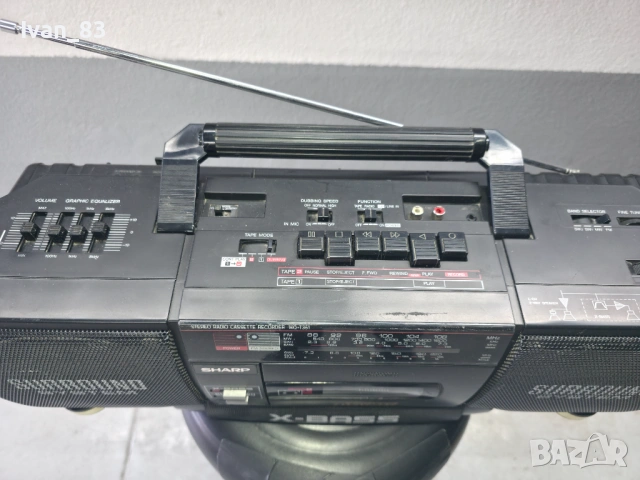 Радиокасетофон Sharp WQ-T351 , снимка 4 - Радиокасетофони, транзистори - 53145057
