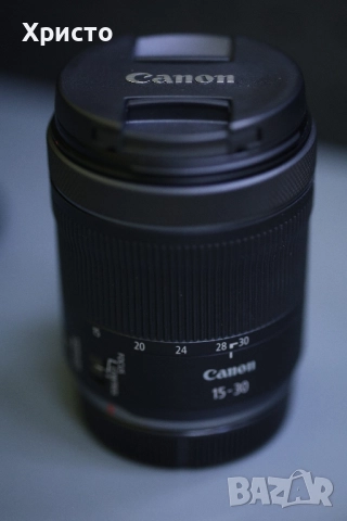 Canon RF 15-30mm F4.5-6.3 IS STM | Гаранция 1г.10м. | Като нов, снимка 3 - Фотоапарати - 51841055