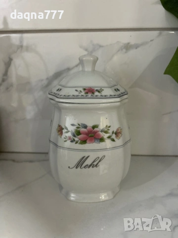 Vtg Порцеланов буркан немски, снимка 9 - Антикварни и старинни предмети - 53893091