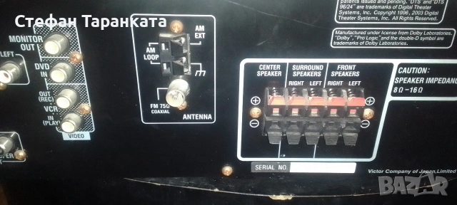 Усилвател със радио тунер JVC, снимка 6 - Ресийвъри, усилватели, смесителни пултове - 53262072