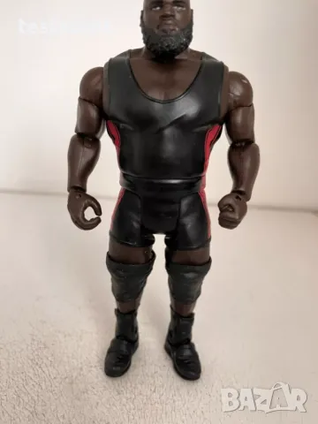 Екшън фигура WWE Mark Henry Марк Хенри WSM figure играчка Mattel, снимка 3 - Колекции - 48386137