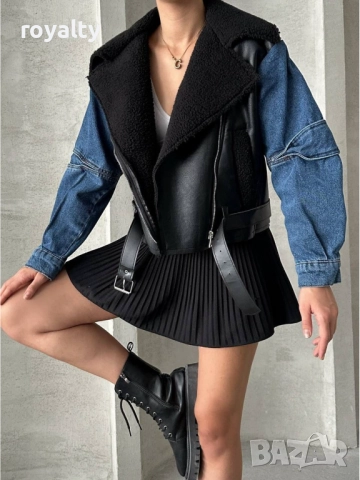 Дамско Пухено Яке , снимка 3 - Якета - 52216072