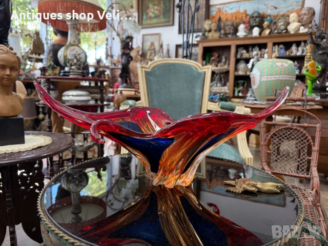 Стъклена купа MURANO №7401, снимка 2 - Антикварни и старинни предмети - 51893764