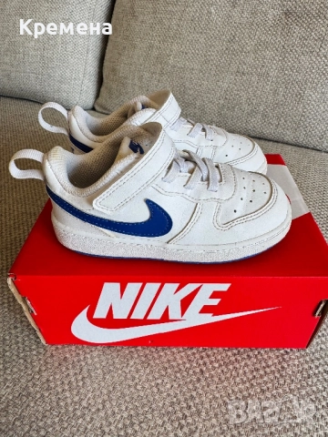Бебешки обувки Nike Court Borough, снимка 5 - Бебешки обувки - 51450845
