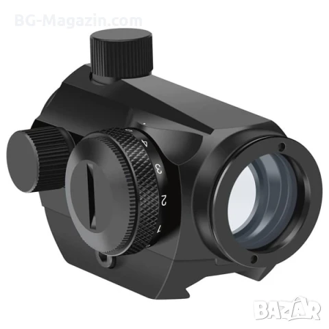 Малък компактен тактически бързомер 1×20 лек прицел мерник за въздушна пушка еърсофт лов оръжие лък, снимка 6 - Оборудване и аксесоари за оръжия - 51051785