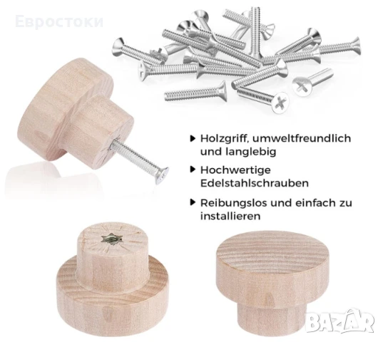 Мебелни дръжки TAKUZA, комплект от 20 броя, снимка 6 - Други - 50715783