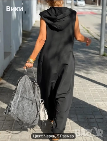 Ежедневен дамски гащеризон, размер М, снимка 2 - Гащеризони - 52978735