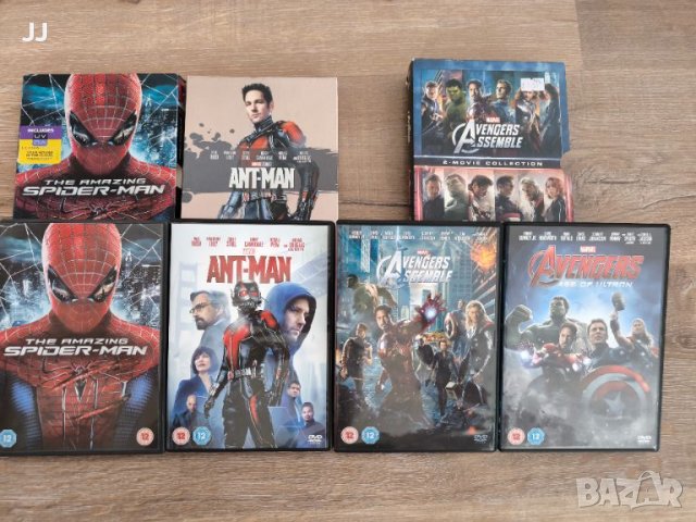 Marvel Марвел DVD филми Spider-Man, Avengers Thor Captain America, снимка 7 - DVD филми - 45698835