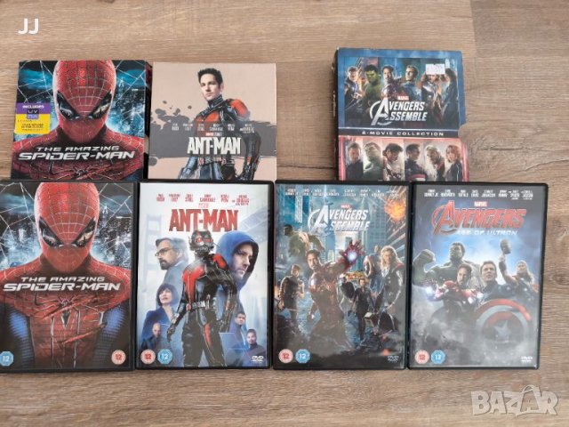 Marvel Марвел DVD филми Spider-Man, Avengers Thor Captain America, снимка 4 - DVD филми - 45698835