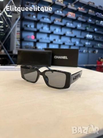 очила с черен обикновен калъф и Ув защита chanel, снимка 2 - Слънчеви и диоптрични очила - 52225544
