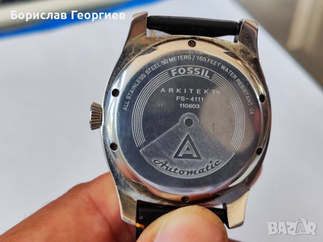 Механичен часовник Fossil Arkitekt fs-4111 automatic, снимка 4 - Мъжки - 46765890