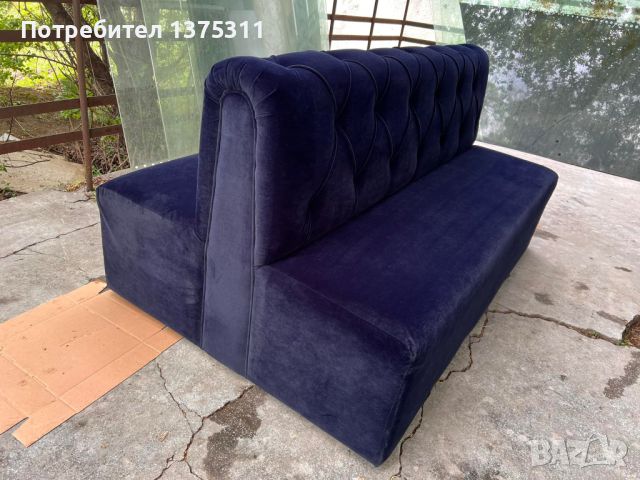 Двустранен диван от дамаска полиестер, снимка 7 - Дивани и мека мебел - 45341561