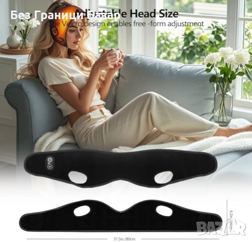 Нова Електрическа маска за лице челюст TMJ 5000mAh с 3 режима нагряване, снимка 3 - Други - 53888367