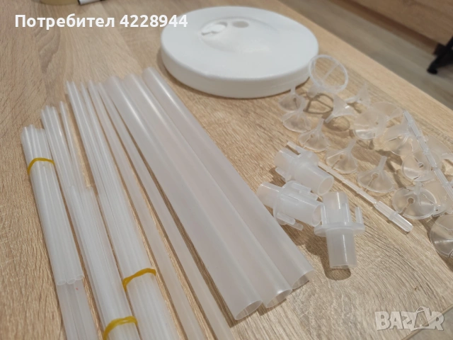 Стойка за балони – 19 балона, 160см за парти, фотосесии, рожден ден, снимка 7 - Други - 53214913