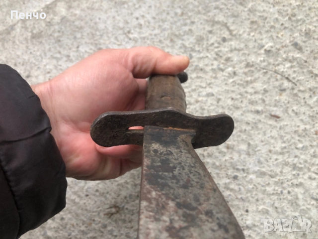 стар голям военен нож/мачете/ - 1917г. - WWI - U S, снимка 11 - Антикварни и старинни предмети - 44238279