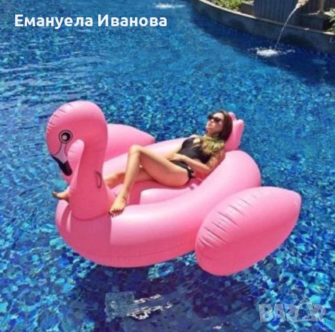 Надуваеми шезлонги - Фламинго, Еднорог или Лебед, снимка 1 - Водни спортове - 46056617