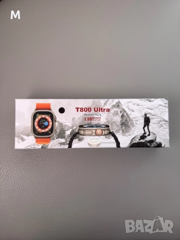 Смарт часовник T800 Ultra, снимка 3 - Дамски - 52845594