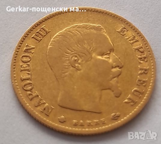 Монета Франция-1859г., снимка 1 - Нумизматика и бонистика - 46312244