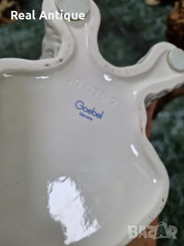 Страхотна антикварна колекционерска немска порцеланова фигура статуетка Goebel , снимка 8 - Статуетки - 50153055