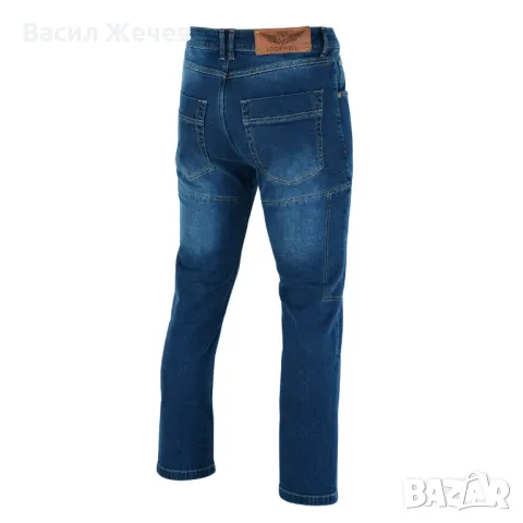 МотоДънки Lookwell Denim Kevlar Jeans – Blue 501, Размер 46, снимка 1 - Аксесоари и консумативи - 49472581