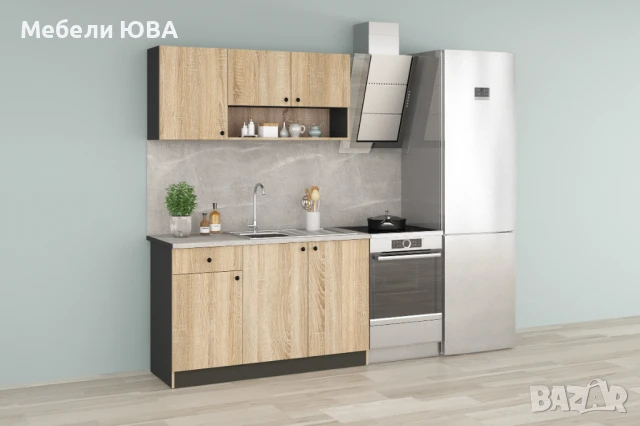  Кухня Мареа 130см, снимка 2 - Кухни - 46318812