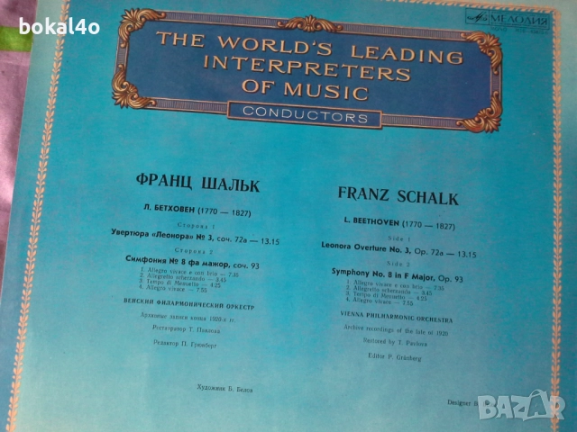 Световно известни диригенти., снимка 3 - Грамофонни плочи - 51517825