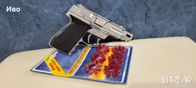Метален пистолет с капси Walter PPK, снимка 3 - Колекции - 53415375