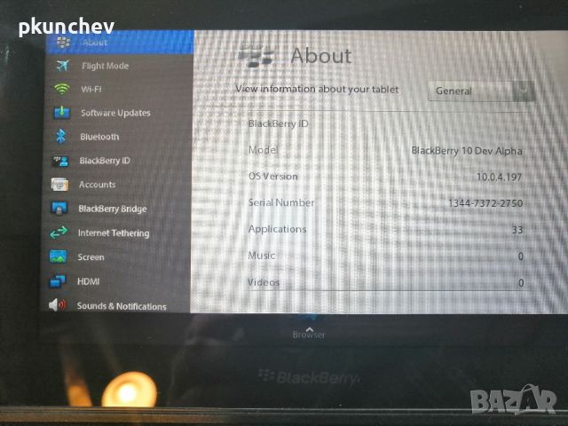 Таблет BlackBerry Playbook 64GB, черен, снимка 3 - Таблети - 45314432