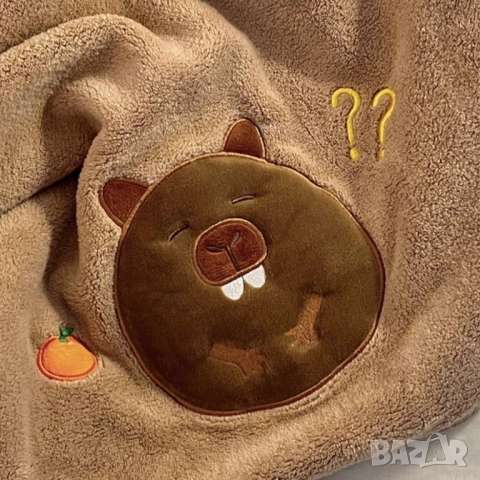 Комплект от 2 броя бродирани кърпи, меки и абсорбиращи, за баня и плаж 35×75 см. и 70×140 см., снимка 5 - Други стоки за дома - 52004119