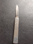 Джобен нож от соца с надпис на дръжката КЛОКОТНИЦА 1230г. и маркировка СЪРП и ЧУК 43879