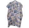 Лятна плажна туника от коприна, с артистични и морски десени, снимка 14